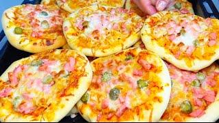 Готовлю два раза в день и Просят еще!Гора мини пицц за копейки!Просто и очень Вкусно!