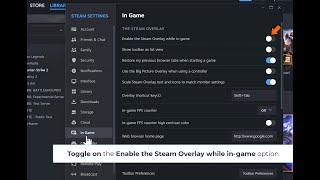 How to Fix Steam Overlay Not Working