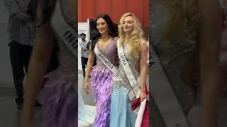 Miss World beauties from across the globe walked out in style after the event #missworld #ytshorts