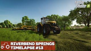 MAKING SILAGE & HARVESTING BARLEY!! Riverbend Springs FS25 Timelapse Farming Simulator 25 Ep 13