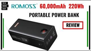 ROMOSS 60000mAh 220Wh Portable Power Bank