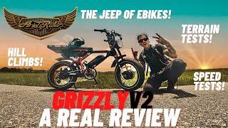 ARIEL RIDER GRIZZLY V2 REVIEW, SPEED + EXTREME TERRAIN TEST |  New Fast E-bike 2022