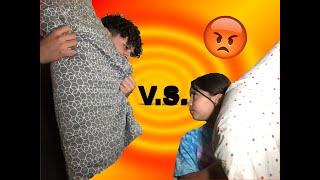 Pillow Fight! Got scary!