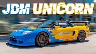 SPOON HONDA NSX-R TURBO Cruisin' Streets of Miami! “JDM LEGEND" (Authentic Spoon Race Car)