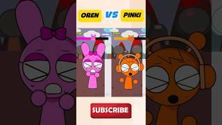 Who is Pinki and who is Oren? #SPRUNKI #sprunki #animation #shorts