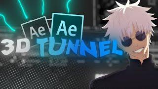 3D Tunnel AMV edit Tutorial!