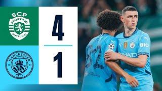 HIGHLIGHTS! City fall to Champions League defeat at Sporting | Sporting CP 4-1 Man City | UCL