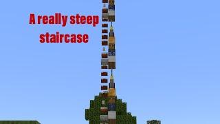 A really steep staircase