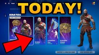 KRATOS SKIN + LEVIATHAN AXE PICKAXE RETURN RELEASE DATE IN FORTNITE ITEM SHOP 2024!