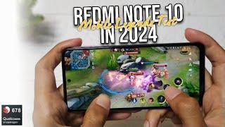 Xiaomi Redmi Note 10 Snapdragon 678 Mobile Legends Gaming Test in 2024