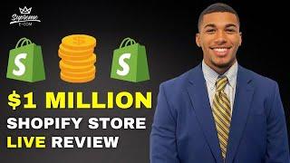 $1,000,000 Shopify Store LIVE Review | Dropshipping 2021