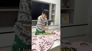 Max Makes Butterfly Wings For Sister #funnyvideo #funny