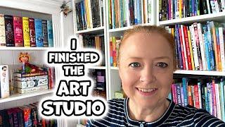 Arty Vlog - I FINISHED MY ART STUDIO!!! Studio Vlog 22