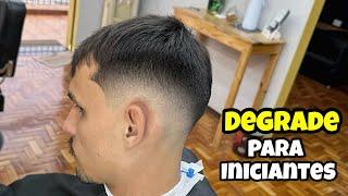 Como Fazer Degrade Mid Fade Rapido E Facil Para Barbeiros Iniciantes | PASSO A PASSO