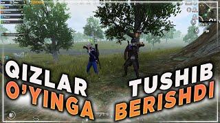 QIZLAR O'YINGA TUSHIB BERISHDI | PUBG MOBILE | O'ZBEKCHA LETSPLAY