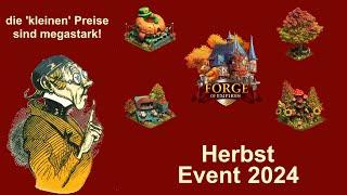 FoETipps: Kleine Gebäude im Herbst-Event 2024 von Forge of Empires (deutsch)