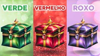 ESCOLHA SEU PRESENTE 🪻 Choose your gift  3 gift box challenge  ELIGE TU REGALO