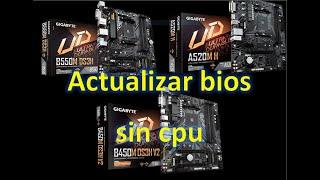 ACTUALIZAR BIOS  A520M S2H SIN PROCESADOR PASO A PASO