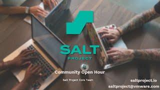 Salt Project Community Open Hour 1/5/2023