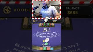Blackjack Is Banned! #blackjack #casino #livecasino #gambling #roobet