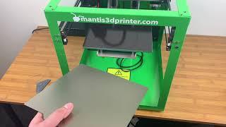 Magnetic Removable Build Plate   Mantis 3D Printer