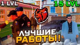 САМЫЕ ЛУЧШИЕ РАБОТЫ С 1 LVL ПО 18 LVL!на BLACK RUSSIA RP (CRMP MOBILE)