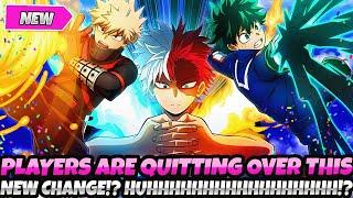*PLAYERS ARE QUITTING OVER THIS NEW CHANGE!?* HUHHHHHHHHHHHHHH!? WHAT TO KNOW (My Hero Ultra Rumble)