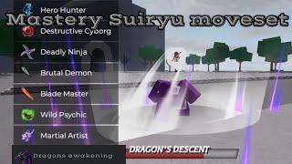 Mastery Suiyus moveset