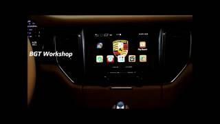 Porsche Macan - Yandex Navigator на штатный монитор