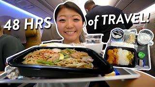 Singapore Airlines ECONOMY FOOD Review ️ New York to Bali (Layover Frankfurt & Singapore)