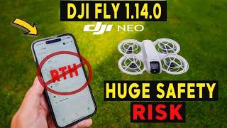 DJI NEO - DJI FLY UPDATE |  THIS IS A PROBLEM!