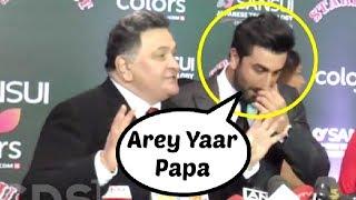 Ranbir Kapoor Gets EMBARASSED Of Rishi Kapoor