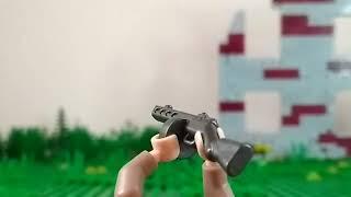 Lego first person shooting animation WW2 Лего анимация стрельбы от первого лица