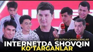 INTERNETDA SHOVQIN KO'TARGANLAR-8  #15sutkaqamoq |Amirxon Umarov shousi