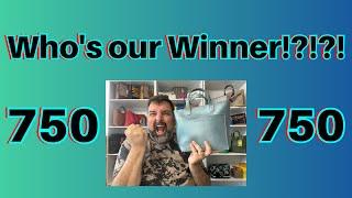 750 Giveaway Winner || PLG || Louis Vuitton || Ed Braun