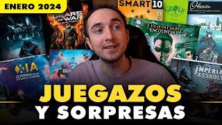 JUEGAZOS Y SORPRESAS ENERO 2024 | Últimas Partidas | Juegos de Mesa