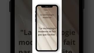 La technologie moderne