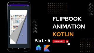 how to create FlipBook animation in android studio Part - 5/#solutioncodeandroid /3D Flip animation