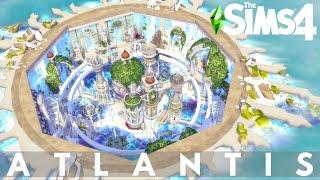 SUNKEN CITY OF ATLANTIS | The Sims 4 Speed Build | NOCC