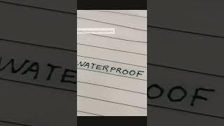 waterproof fountain pen ink