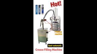 Efficient Semi-Automatic Grease Filling Machine for High Viscosity Materials