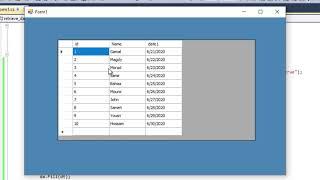 Programming with C#: Retrieve data from database and display in datagridview c#