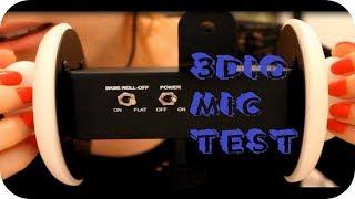 ASMR 3Dio Mic Test, Ear Touching/Brushing, Whispered