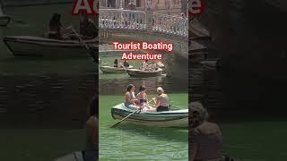 Tourist summer boating series 06 | enjoying the summer in Sevilla #boating #plazadeespaña  #shorts