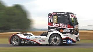 1200HP MAN Race Truck V8 Diesel Power driven by Ryan Smith @ FOS Goodwood 2019