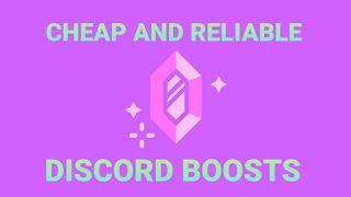 Discord Boost - How to get Cheap Discord Nitro Server Boosts in 2023