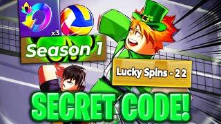 Volleyball (Haikyuu) Legends SEASON 1 SECRET LUCKY SPINS CODES! Roblox