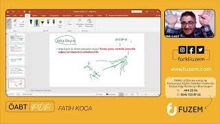 Fatih KOCA / PDR (ÖABT) Derslerin Devamı ve Daha Fazlası İçin → fuzem.com
