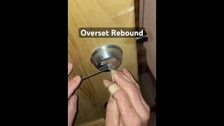 Overset Recovery Lock Picking #lockpicking #locksport #lockpick #lockpicks #covertentry #locksmith