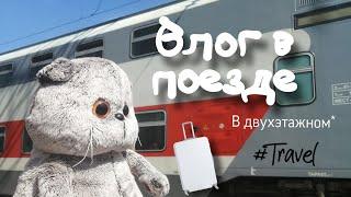 VLOG В ПОЕЗДЕ *двухэтажном|ВЛОГ С ТЕМОЙ?! |Жизнь Басиков